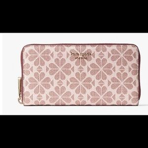 kate spade - pink spade flower wallet